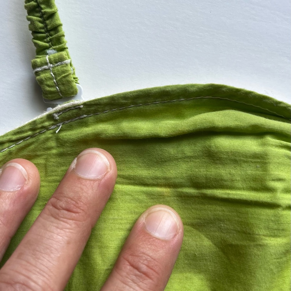 Orla Kiely Chartreuse Cotton Bikini - Picture 4 of 4